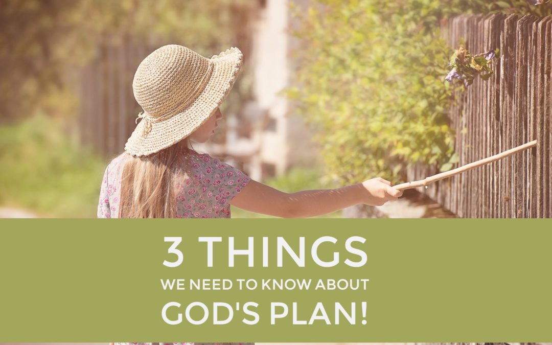 3 Things We Need to Know About God’s Plan!